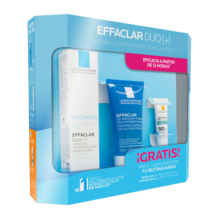 Pack Effaclar Duo 40 ml +Gel 50 ml +Anthelios Oil 3 ml — Imagen 3 de 4
