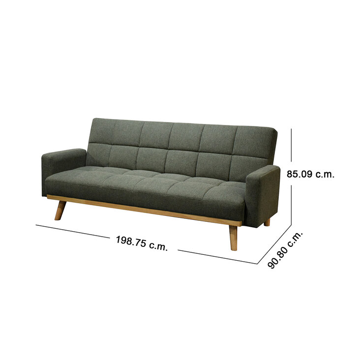Coaster, Sofá Cama, Color Verde Salvia — Imagen 3 de 3