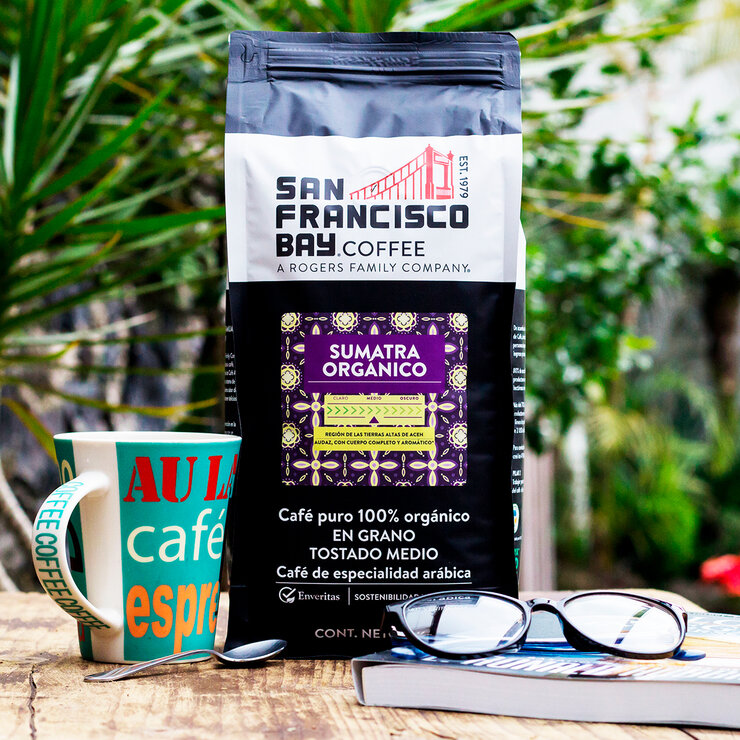 San Francisco Bay Coffee Café Orgánico Sumatra en Grano 1 kg — Imagen 4 de 4