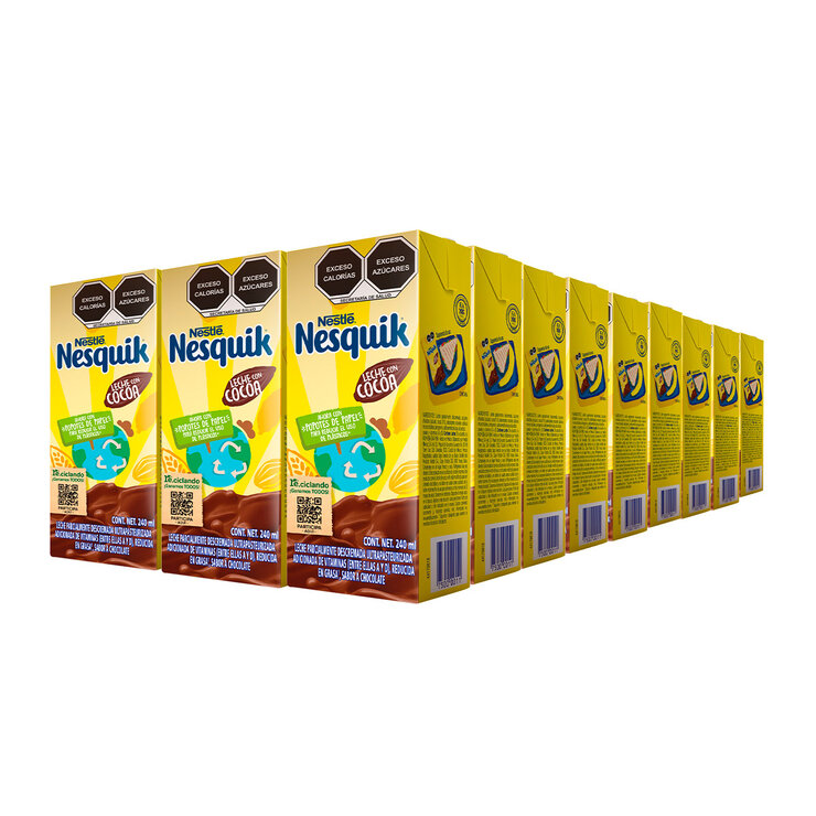 Nesquik Leche sabor Chocolate 27 pzas de 240 ml — Imagen 4 de 4
