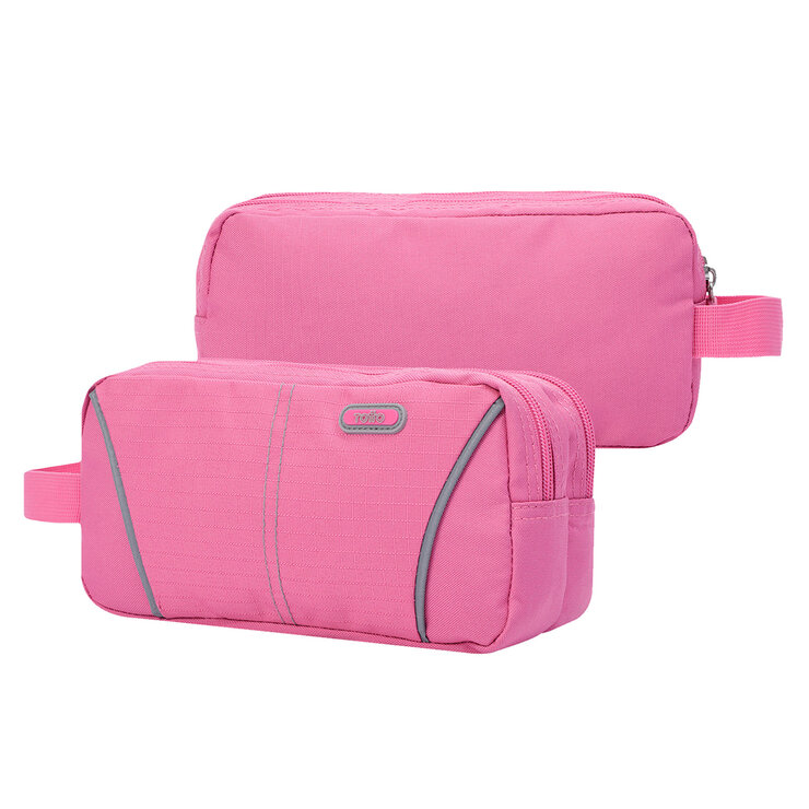 Mochila Cambri con estuche multiuso Zurich Rosa Totto — Imagen 4 de 4