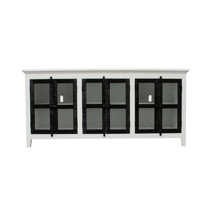 Monbrook Home, Georgia , Consola Multimedia Capri -Blanco Con Negro  — Imagen 4 de 4
