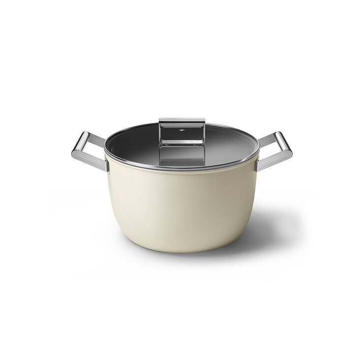 Smeg Olla de 26cm con Tapa de Cristal — Imagen 2 de 3
