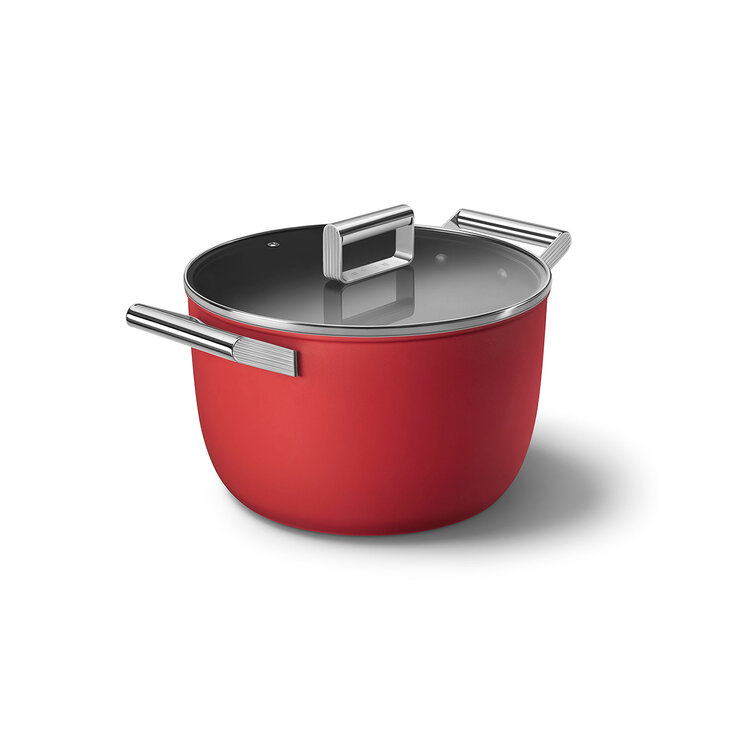 Smeg Olla de 26cm con Tapa de Cristal — Imagen 3 de 3