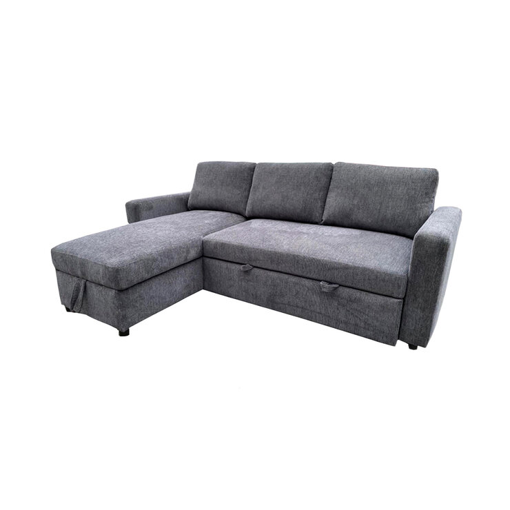Coaster, Sofá Cama Seccional, Color Gris — Imagen 2 de 3