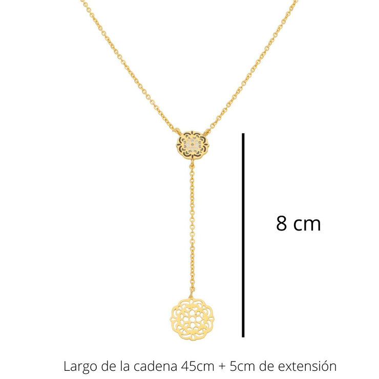 Mayfer, Juego de Mandalas con Collar y Aretes  — Imagen 2 de 3