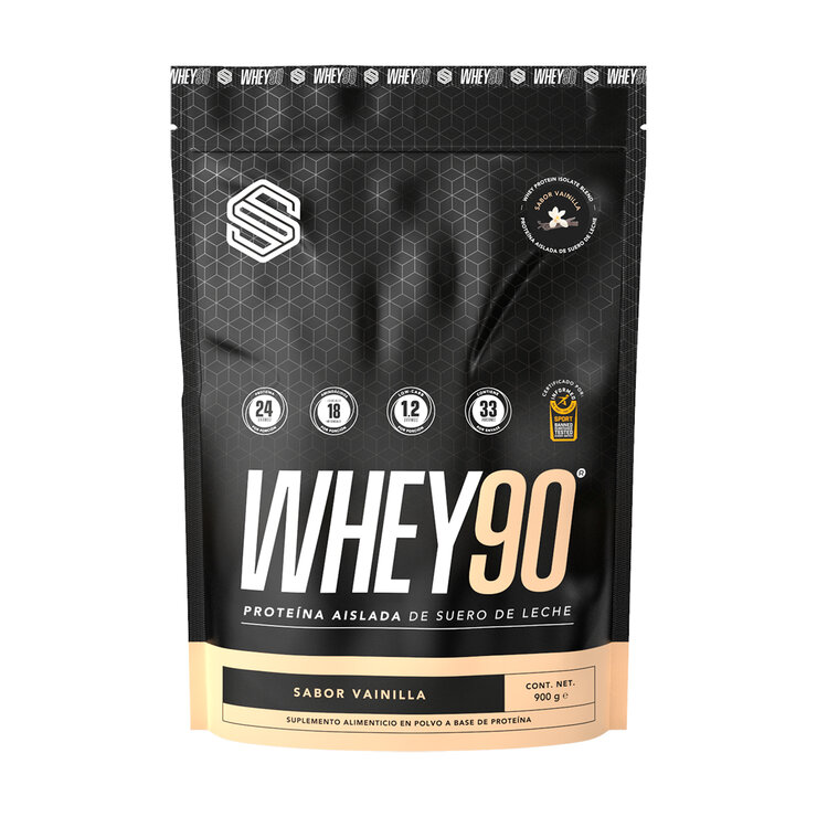 S Supplement Whey 90 Proteína sabor vainilla 900 gr — Imagen 1 de 3