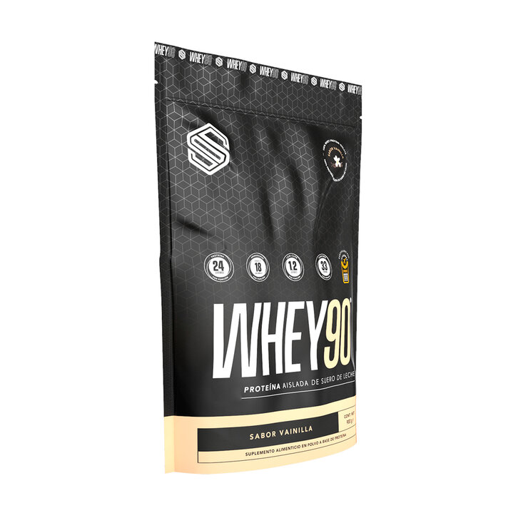 S Supplement Whey 90 Proteína sabor vainilla 900 gr — Imagen 2 de 3