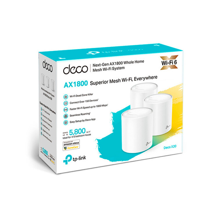TP-Link Deco X20 (3-pack) Sistema en Malla Wi-Fi — Imagen 2 de 3