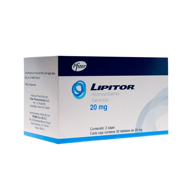 Lipitor 20mg 60 Tabletas — Imagen 1 de 3