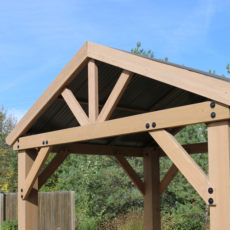 Yardistry Pérgola Pequeña de Madera para Jardín — Imagen 2 de 4