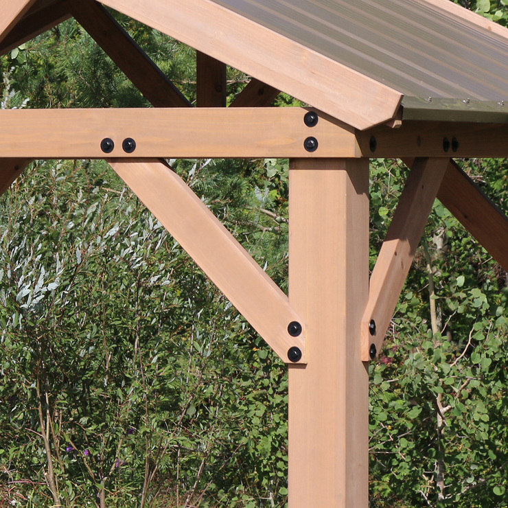 Yardistry Pérgola Pequeña de Madera para Jardín — Imagen 3 de 4