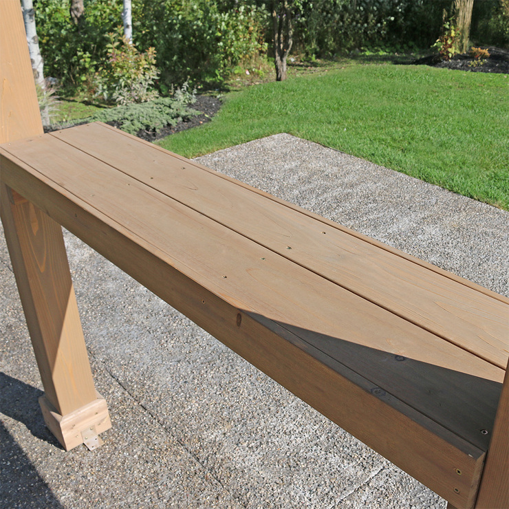 Yardistry Pérgola Pequeña de Madera para Jardín — Imagen 4 de 4
