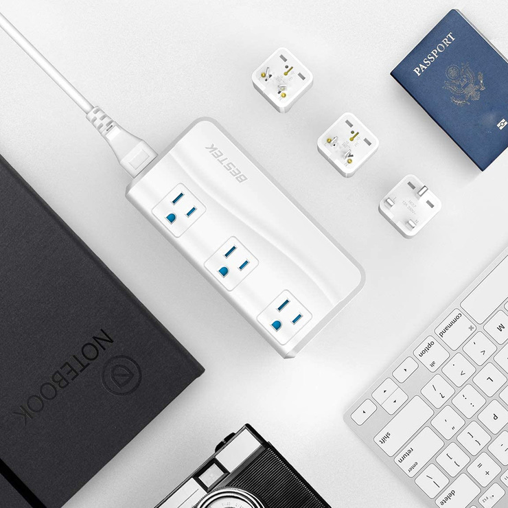 Bestek Multicontacto Convertidor Universal con Adaptadores Independientes 220V  MRJ201KU — Imagen 3 de 3