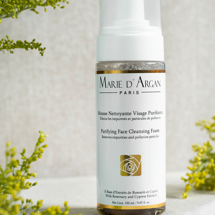 1 Espuma Astringente Dermolimpiadora + 1 Exfoliante de Champagne Facial, Marie D'Argan — Imagen 2 de 3