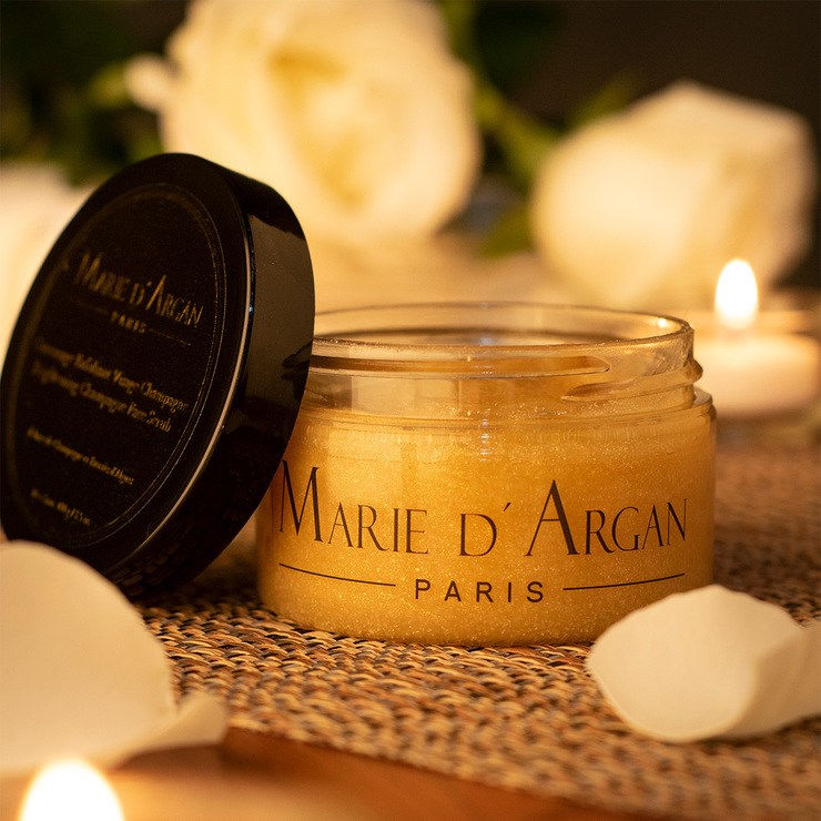 1 Espuma Astringente Dermolimpiadora + 1 Exfoliante de Champagne Facial, Marie D'Argan — Imagen 3 de 3