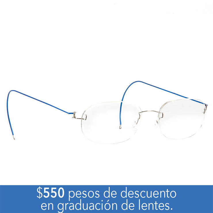 Micro 1G Armazón Oftálmico Samo Azul — Imagen 1 de 4