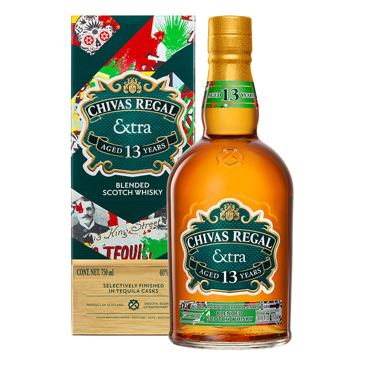 Whisky Chivas 13 Extra Tequila 750ml — Imagen 2 de 2