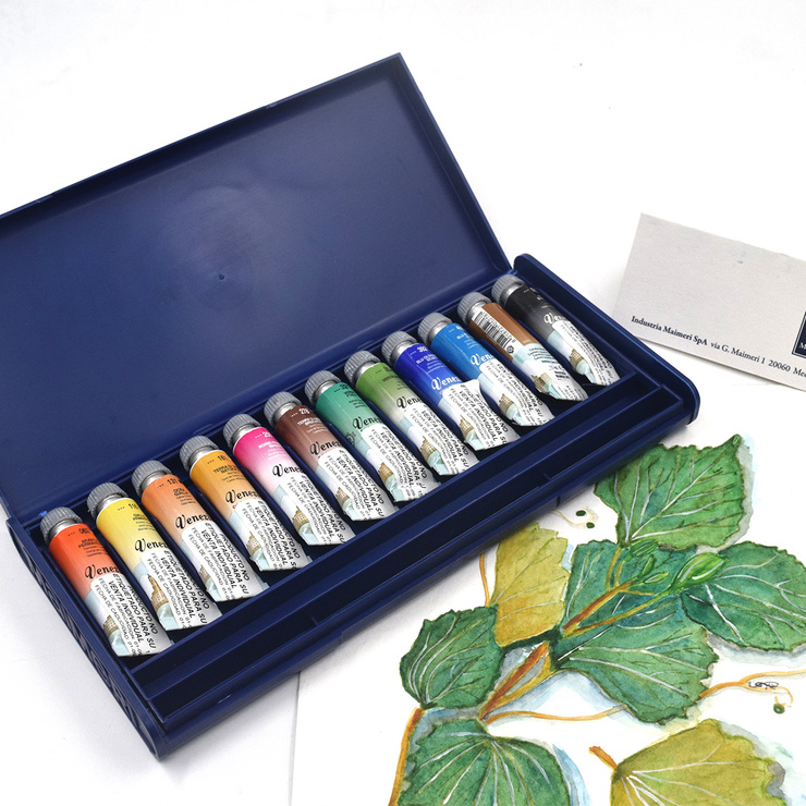 Maimeri Venezia Estuche de Acuarelas con 12 Tubos de 15ml  — Imagen 1 de 4
