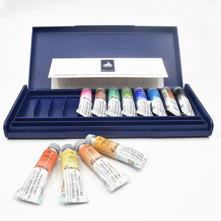 Maimeri Venezia Estuche de Acuarelas con 12 Tubos de 15ml  — Imagen 2 de 4