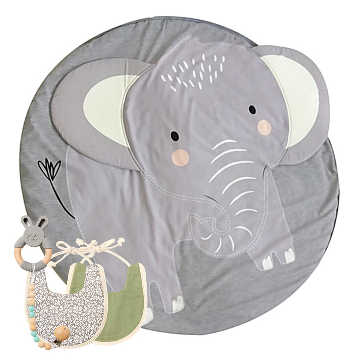 Icaru Kit de Tapete y Accesorios para Bebé con Diseño de Elefante — Imagen 1 de 4