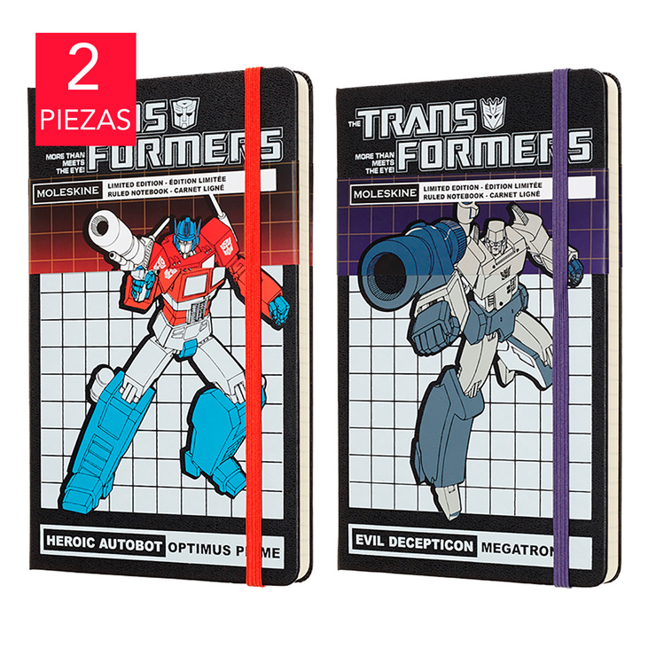 Moleskine Libretas Transformers Pasta Dura de 13 x 21cm  — Imagen 1 de 4