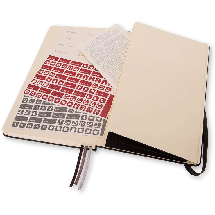 Moleskine Diario de Vino para Notas de Cata, 2 Piezas — Imagen 3 de 4