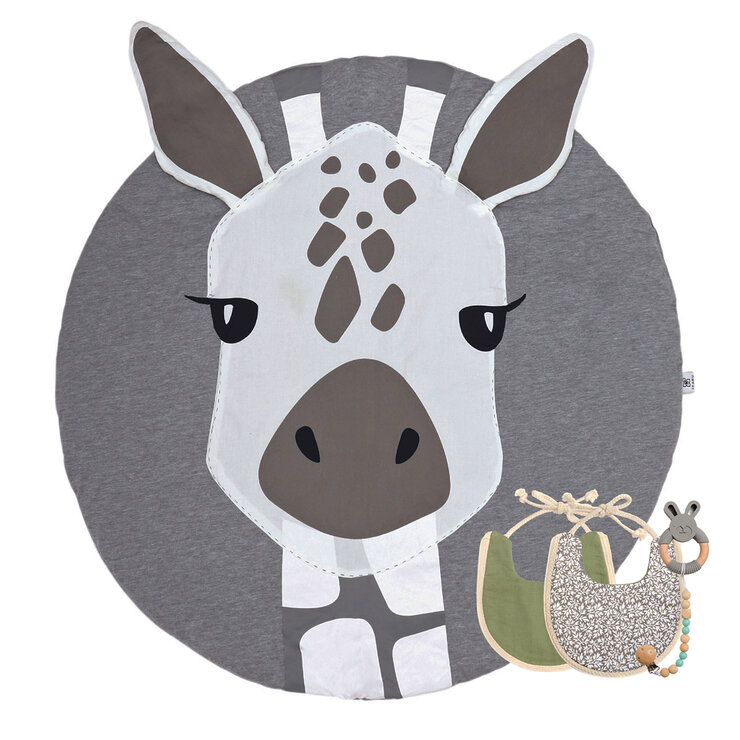 Icaru Kit de Tapete y Accesorios para Bebé con Diseño de Jirafa — Imagen 3 de 3