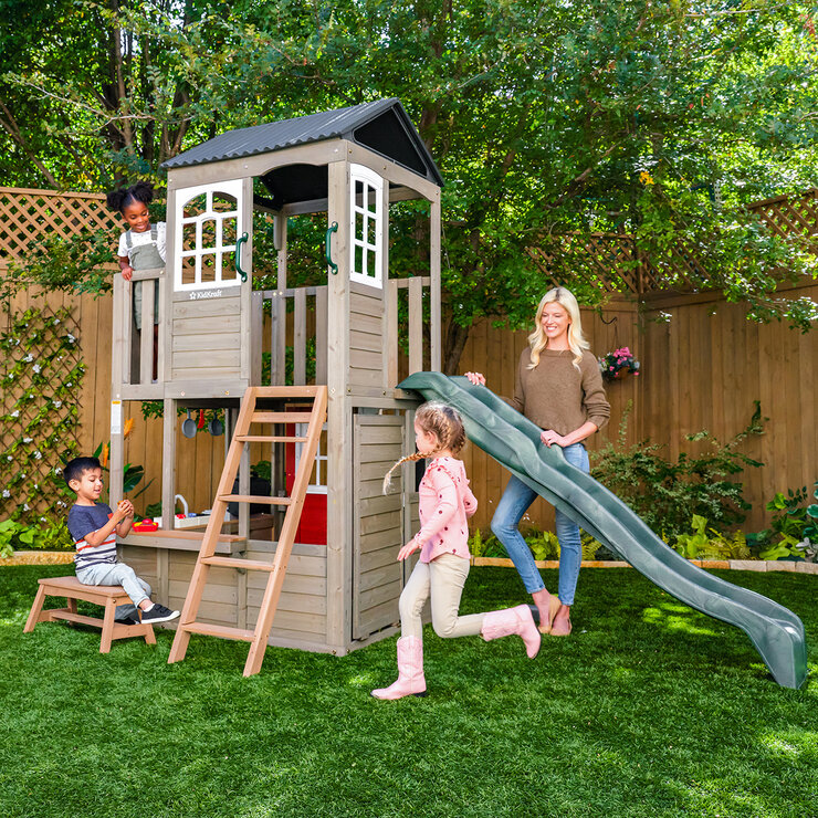 KidKraft Casa de Juego Oakwood Oasis para Exteriores  — Imagen 1 de 4
