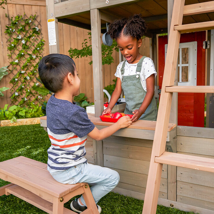 KidKraft Casa de Juego Oakwood Oasis para Exteriores  — Imagen 2 de 4