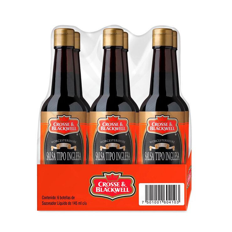 Crosse & Blackwell Salsa Tipo Inglesa 6 pzas de 145 ml — Imagen 1 de 4