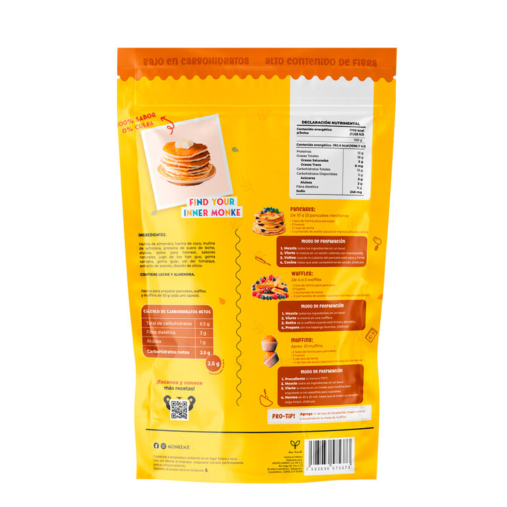 Monke Harina Keto Mix 650 g — Imagen 2 de 3