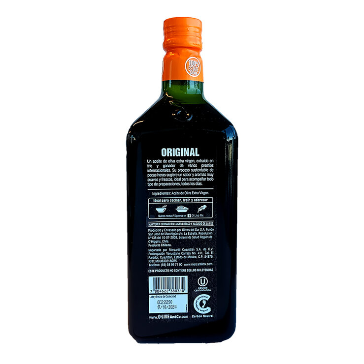 O-LIVE Aceite de Oliva Extra Virgen 1 L — Imagen 3 de 4