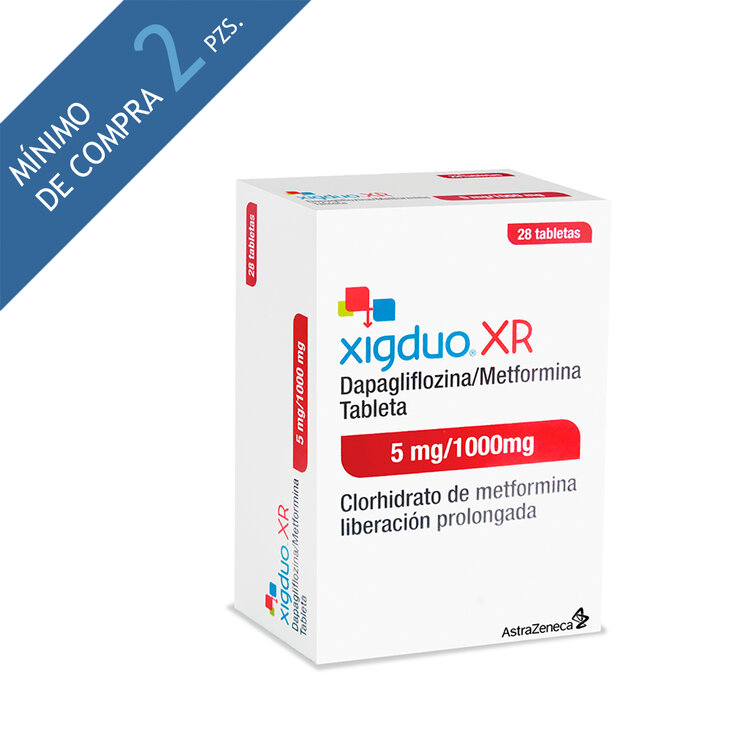 Xigduo XR 5 1000 mg 28 Tabletas 