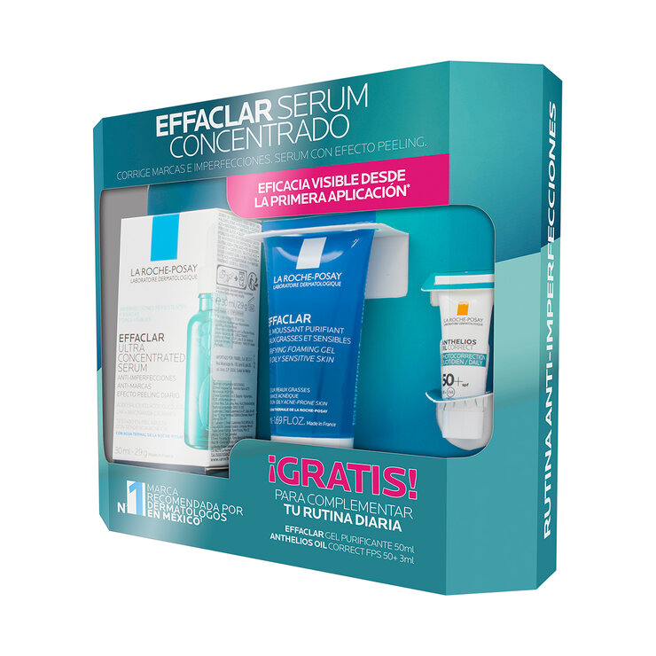 Pack Effaclar Serum 30ml + Gel 50ml + Anthelios Oil 3ml — Imagen 2 de 4