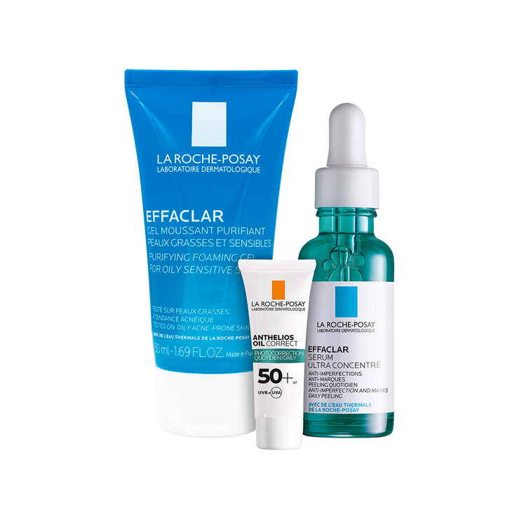 Pack Effaclar Serum 30ml + Gel 50ml + Anthelios Oil 3ml — Imagen 3 de 4