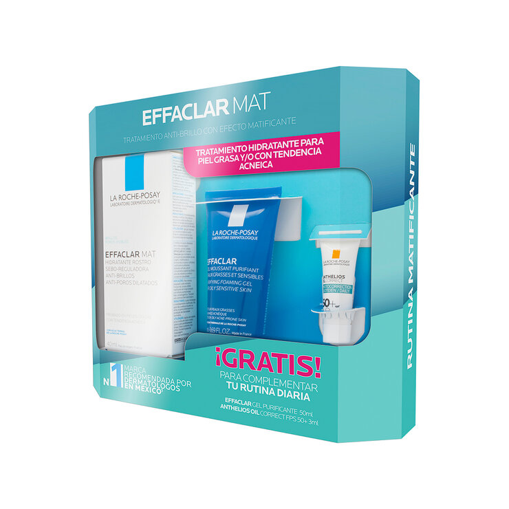 Pack Effaclar Mat 40ml + Effaclar Gel 50ml + Anthelios Oil FPS 50 3ml — Imagen 4 de 4