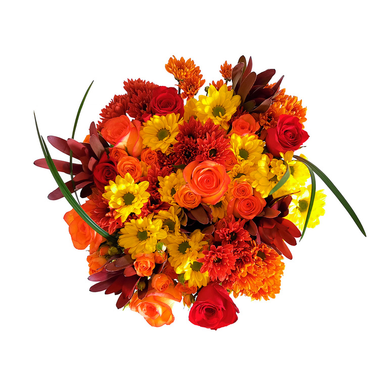Chiltepec, Bouquet Mixto en Tonos Marrones — Imagen 1 de 2