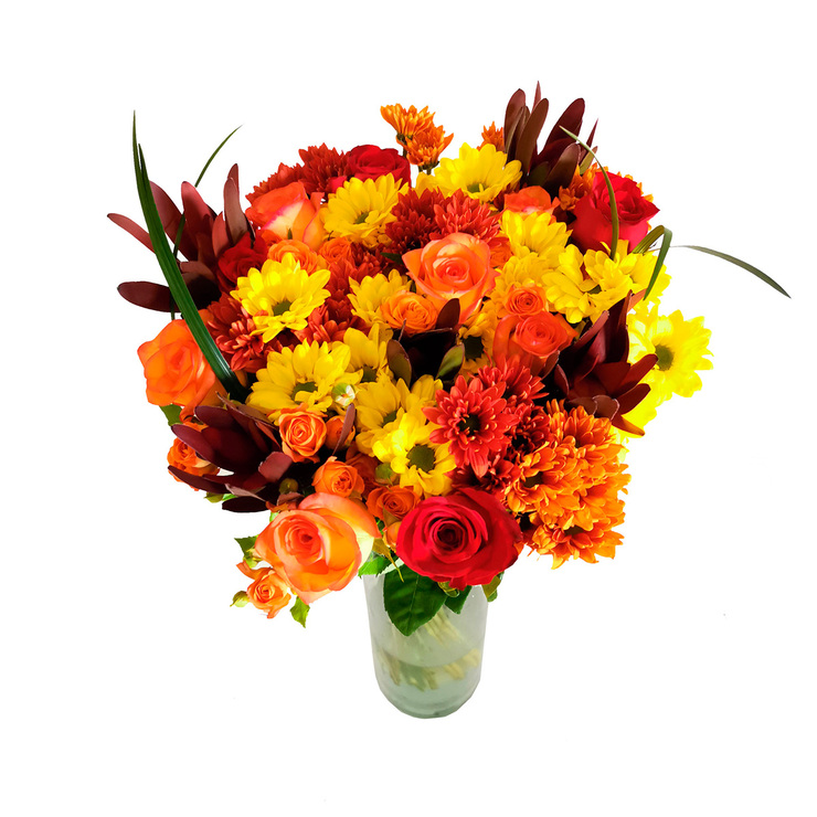 Chiltepec, Bouquet Mixto en Tonos Marrones — Imagen 2 de 2