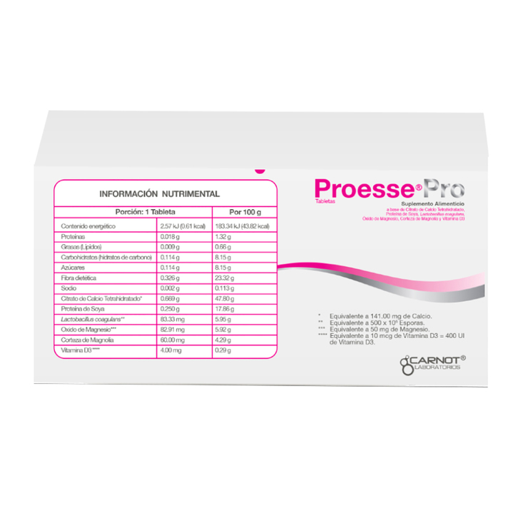 Proesse Pro 30 Tabletas  — Imagen 2 de 2