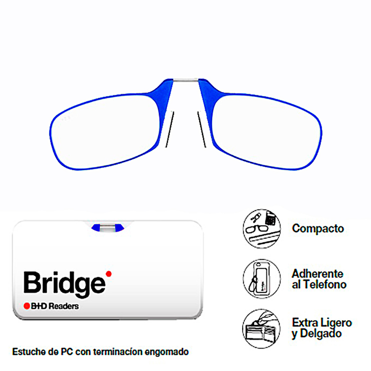 B+D Readers Bridge, Lentes para Lectura Unisex, Varios Colores y Dioptrías — Imagen 2 de 3