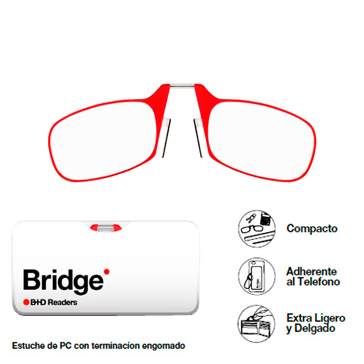 B+D Readers Bridge, Lentes para Lectura Unisex, Varios Colores y Dioptrías — Imagen 1 de 3