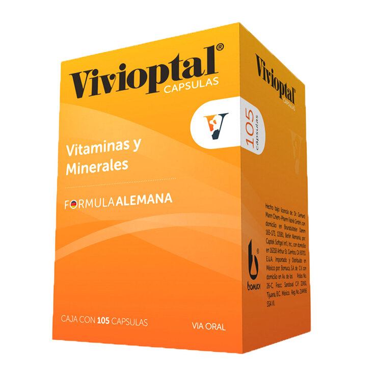 Vivioptal Multi-vitamínico 105 Cápsulas — Imagen 1 de 2