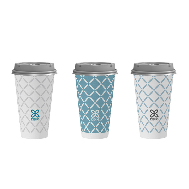 Dixie Vasos Aislantes con Tapa  96 pzas de 473 ml — Imagen 2 de 2
