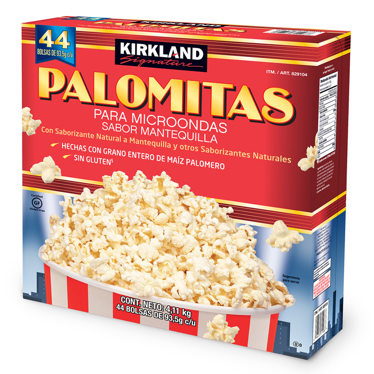 Kirkland Signature Palomitas Sabor Mantequilla 44 pzas de 93.5 g — Imagen 2 de 3