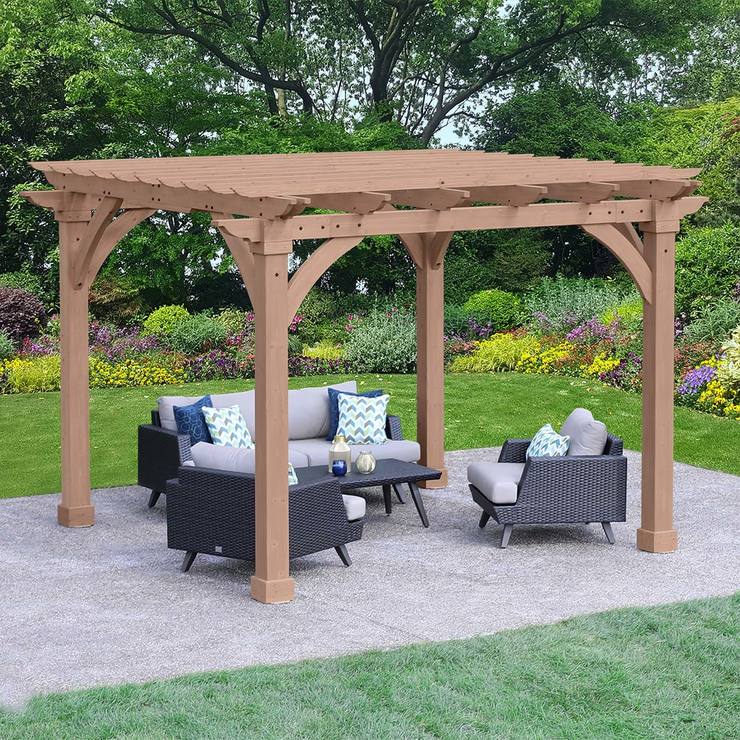Yardistry Pérgola de Madera de 3.6m x 3.6m — Imagen 2 de 4