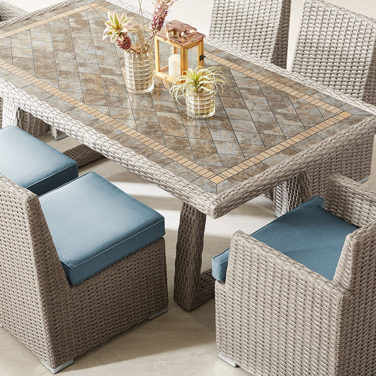 Sirio, Comedor de Patio Modelo Niko, 7 piezas — Imagen 2 de 4