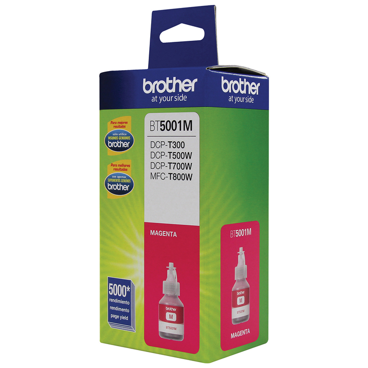 Brother Botella de Tinta 5001M Color Magenta 3 Piezas — Imagen 2 de 3