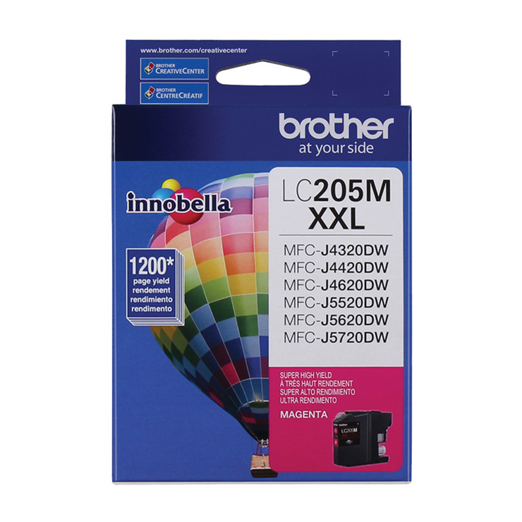 Brother Cartucho de Tinta 205M XXL Color Magenta Super Alto Rendimiento — Imagen 1 de 2