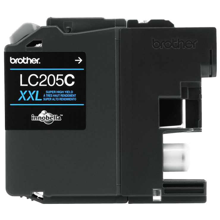 Brother Cartucho de Tinta 205C XXL Color Cian Super Alto Rendimiento — Imagen 2 de 2